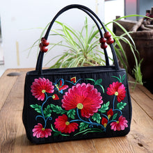 Load image into Gallery viewer, Ethnic Style Bag with Double-sided Embroidery and Canvas Small Bag for Women&#39;s Double-layer Handbag Casual Trend Retro