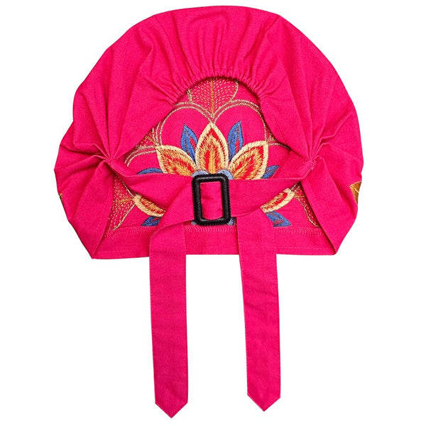 Ethnic Style Embroidered Headscarf Hat Single-layer Small Hat Thin Headgear Hat