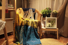 Load image into Gallery viewer, Shawl blanket, sofa towel blanket, bed blanket, bay window mat, chenille jacquard blanket