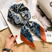 Load image into Gallery viewer, 70cm Leopard Print Silk Square Scarf for Women Satin Shawl Fashion Wraps Neckerchief Female Hair Bands Ribbon Headband Bandana
