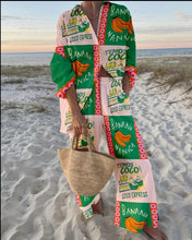 Load image into Gallery viewer, Fashion Print Beach Holiday 2-Piece Set Women Spring Summer Long Sleeve Shirt Top + Wide Legs Women's Oversized Two-Piece Outfit