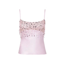 Load image into Gallery viewer, Sexy Sequin Tassels Beach Outfits Women Shiny Fashion Bikinis Sets Female 2025 Summer Holiday High Street Raves Sets 2 Pieces