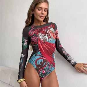 New High Waist Sexy Swimsuit Women Summer Bathing Suit Bikini Set Long Sleeve Swimwear Women Beach Swimming Suit For Female