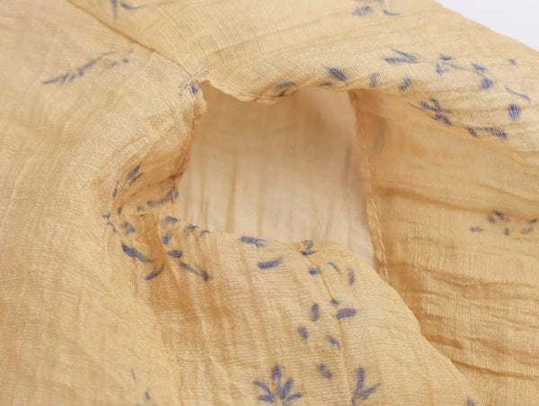 Women's Summer 2025 New European and American Fashion Style V-neck Bat Sleeve Loose Printed Top