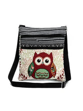 Load image into Gallery viewer, Fashion Trend Owl Pattern Woven Embroidery Crossbody Ethnic Ladies Shoulder Bag For Women