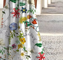 Load image into Gallery viewer, 2026Summer New Arrival Women's Casual Crew Neck Pocket Short Sleeve Printed Dress