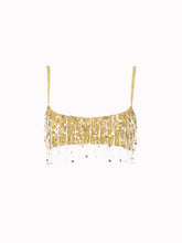 Load image into Gallery viewer, Sexy Sequin Tassels Beach Outfits Women Shiny Fashion Bikinis Sets Female 2025 Summer Holiday High Street Raves Sets 2 Pieces
