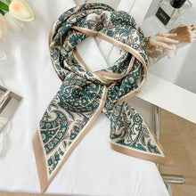 Load image into Gallery viewer, New Long Silk Scarf Women Luxury Paisley Print Headband Soft Satin Scarves Hands Bag Ribbon Foulard Hijab Neckerchief Headband