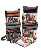 Load image into Gallery viewer, Fashion Trend Owl Pattern Woven Embroidery Crossbody Ethnic Ladies Shoulder Bag For Women