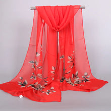 Load image into Gallery viewer, Ethnic New Chiffon Scarf For Women Summer Print Thin Sunscreen Scarves Soft Shawl Foulard Viscose Autumn Female Wrap Shawls