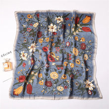 Load image into Gallery viewer, Luxury New Printed Scarves Women's Silk Scarf Spring and Summer Floral Decorations Small Neckties Hairbands Bags Wholesale