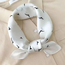 Load image into Gallery viewer, 2025 New 100% Pure Silk Scarf Women Neck Hair Foulard Bandana Square Small Headband Hijab Print Poncho Scarves Pashmina