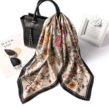 Load image into Gallery viewer, Luxury New Printed Scarves Women's Silk Scarf Spring and Summer Floral Decorations Small Neckties Hairbands Bags Wholesale