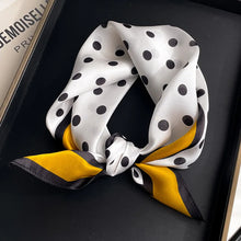 Load image into Gallery viewer, 2025 New 100% Pure Silk Scarf Women Neck Hair Foulard Bandana Square Small Headband Hijab Print Poncho Scarves Pashmina