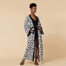 Load image into Gallery viewer, 2026 Women Swimsuit Beach Cover Up dress Sleeve Kaftan Beach Tunic Long Pareos Bikinis Cover ups Summer Robe Plage Beachwear