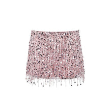 Load image into Gallery viewer, Sexy Sequin Tassels Beach Outfits Women Shiny Fashion Bikinis Sets Female 2025 Summer Holiday High Street Raves Sets 2 Pieces