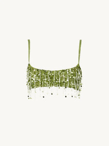 Sexy Sequin Tassels Beach Outfits Women Shiny Fashion Bikinis Sets Female 2025 Summer Holiday High Street Raves Sets 2 Pieces