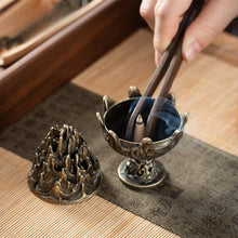 Load image into Gallery viewer, Boshan Incense Burner, Tabletop Ornament, Home Office Decor Collectible, Creative Portable Small Home Burner