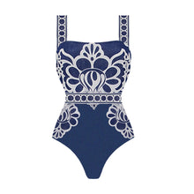 Load image into Gallery viewer, 2Pcs Printed Swimsuit Women Sexy Swimwear New Bikini With Long Skirt Female Biquini Push Up Swim Suit Bodysuit Beachwear CoverUp