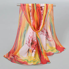 Load image into Gallery viewer, Ethnic New Chiffon Scarf For Women Summer Print Thin Sunscreen Scarves Soft Shawl Foulard Viscose Autumn Female Wrap Shawls