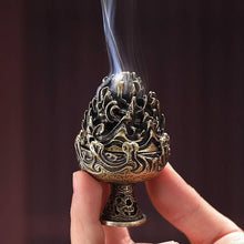 Load image into Gallery viewer, Boshan Incense Burner, Tabletop Ornament, Home Office Decor Collectible, Creative Portable Small Home Burner