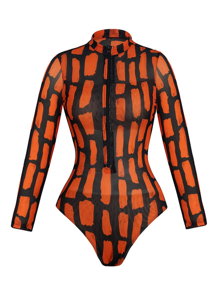 2026 Swimwear Women Long Sleeved Sun Protection One Piece Swimsuit For Female's Sports Bathers Swimming Bodysuit Beach купальник