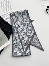 Load image into Gallery viewer, New Long Silk Scarf Women Luxury Paisley Print Headband Soft Satin Scarves Hands Bag Ribbon Foulard Hijab Neckerchief Headband