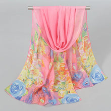 Load image into Gallery viewer, Ethnic New Chiffon Scarf For Women Summer Print Thin Sunscreen Scarves Soft Shawl Foulard Viscose Autumn Female Wrap Shawls