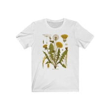 Load image into Gallery viewer, Dandelion Botanical Graphic Tshirt Hiking Shirt Botanical Print Shirt Short Sleeve Cotton Oversized Tee Women Clothing Harajuku
