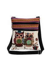 Load image into Gallery viewer, Fashion Trend Owl Pattern Woven Embroidery Crossbody Ethnic Ladies Shoulder Bag For Women
