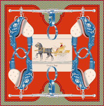 Load image into Gallery viewer, 90cm Bohemian Style Twill Silk Scarf Shawl 2024 Brand Square Scarf Women Hijab Luxury Bandana Foulard Neckerchief Head Scarves