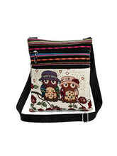 Load image into Gallery viewer, Fashion Trend Owl Pattern Woven Embroidery Crossbody Ethnic Ladies Shoulder Bag For Women