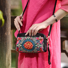Load image into Gallery viewer, New Handheld Women&#39;s Bag Ethnic Style Embroidery Bag Embroidery Canvas Bag Cross Shoulder Bag Handbag