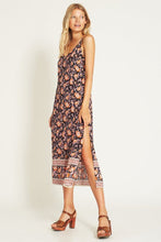 Load image into Gallery viewer, Bohemian Printed Suspender Dress Maxi Dress
