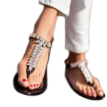 Load image into Gallery viewer, Summer Beach Flat Heel Clip Toe Sandals
