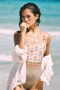 Single-breasted Shirt Beach Sunscreen Skirt Holiday Casual Skirt Bikini Blouse