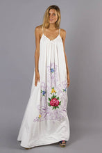 Load image into Gallery viewer, Bohemian Holiday Wind Color Flower Embroidery Strap Sexy Dress