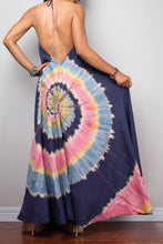 Load image into Gallery viewer, Sling Strapless Back Swing Long Section Atmospheric V-neck Long Dress