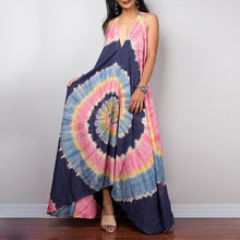 Load image into Gallery viewer, Sling Strapless Back Swing Long Section Atmospheric V-neck Long Dress