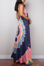 Load image into Gallery viewer, Sling Strapless Back Swing Long Section Atmospheric V-neck Long Dress