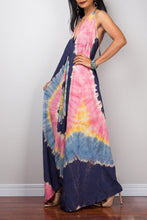 Load image into Gallery viewer, Sling Strapless Back Swing Long Section Atmospheric V-neck Long Dress