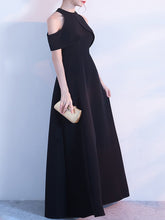 Load image into Gallery viewer, Crew Neck Polyester Evening Dresses