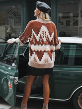 Load image into Gallery viewer, Fashion V Neck Knitting Loose Sweater Tops