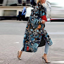 Load image into Gallery viewer, Fashion Star Print Long sleeve Coat