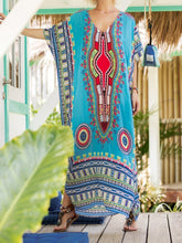 Load image into Gallery viewer, Fashion Print Loose Beach Kaftan Dress