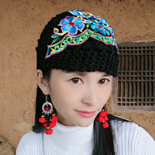 Load image into Gallery viewer, Ethnic style embroidered hat, fashionable and versatile, leisure trend, special women&#39;s knitting hat