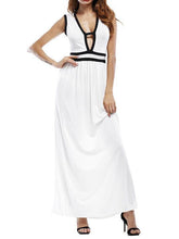 Load image into Gallery viewer, Elegant V-neck slim long dress Evening Dress