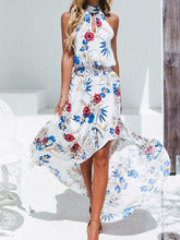 Load image into Gallery viewer, Floral Print Sleeveless Beach Bohemia Maxi Dress