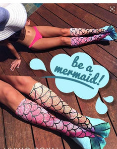 Printing stockings Mermaid socks