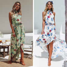 Load image into Gallery viewer, Floral Print Sleeveless Beach Bohemia Maxi Dress